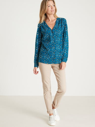 Blouse fluide encolure V - Daxon - 