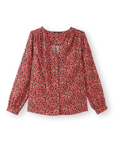 Blouse fluide encolure V