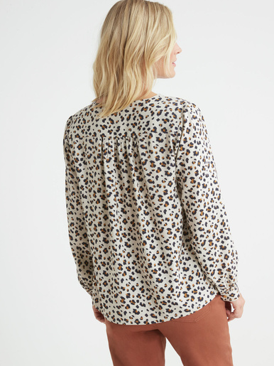 Blouse fluide encolure V