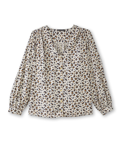 Blouse fluide encolure V