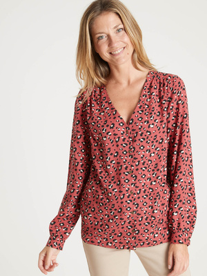 Blouse fluide encolure V