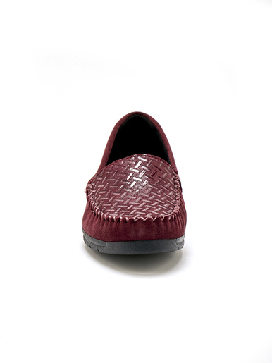 Mocassins cuir velours