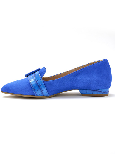 Ballerines à boucle fantaisie