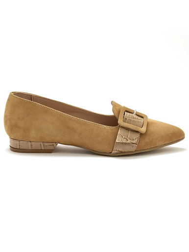 Ballerines à boucle fantaisie