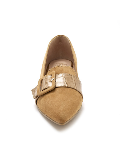 Ballerines à boucle fantaisie