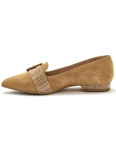 Ballerines à boucle fantaisie
