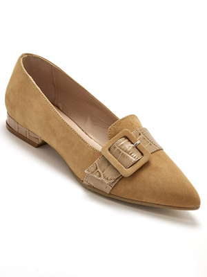 Ballerines à boucle fantaisie