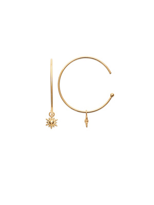 Boucles d'oreilles à breloque étoile