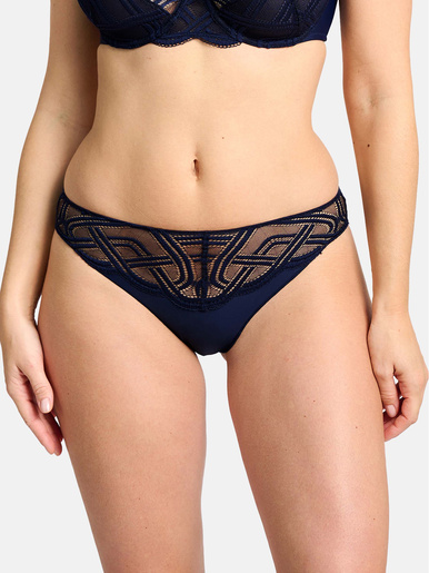 Slip taille médium Elise - Sans Complexe - Bleu marine