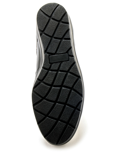 Derbies détails métallisés zip et lacets