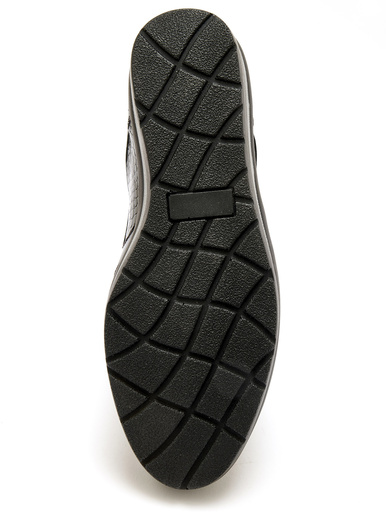 Derbies détails métallisés zip et lacets