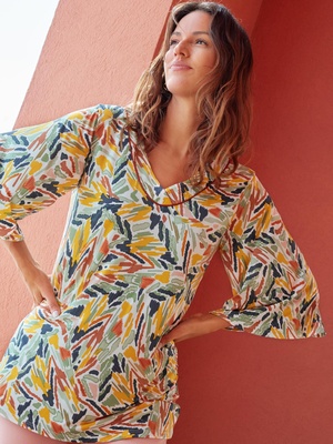 Tunique manches pagode 3/4