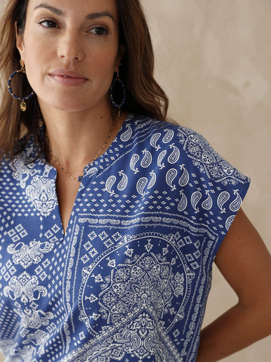 Blouse fluide manches T