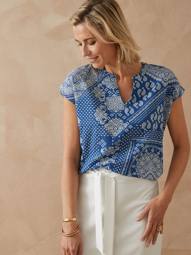Blouse fluide manches T