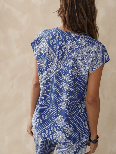Blouse fluide manches T