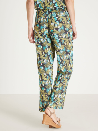 Pantalon fluide entièrement élastiqué