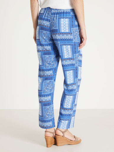 Pantalon fluide entièrement élastiqué