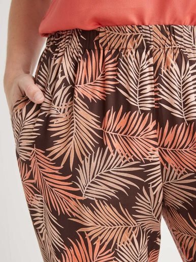 Pantalon fluide entièrement élastiqué