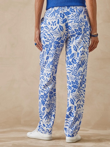 Pantalon fluide entièrement élastiqué