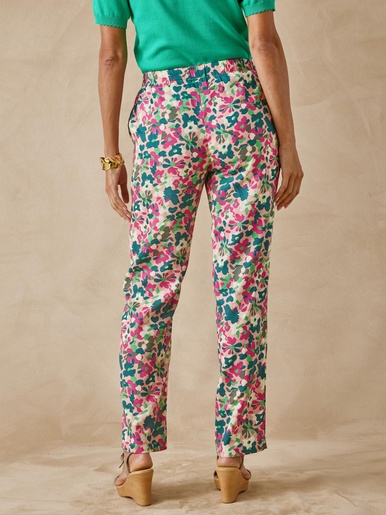 Pantalon fluide entièrement élastiqué