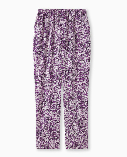 Pantalon fluide entièrement élastiqué