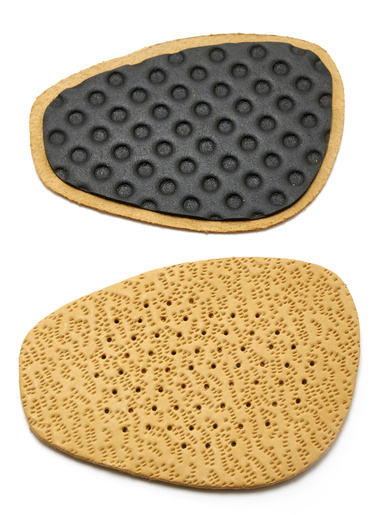 Demi-semelles fines en cuir