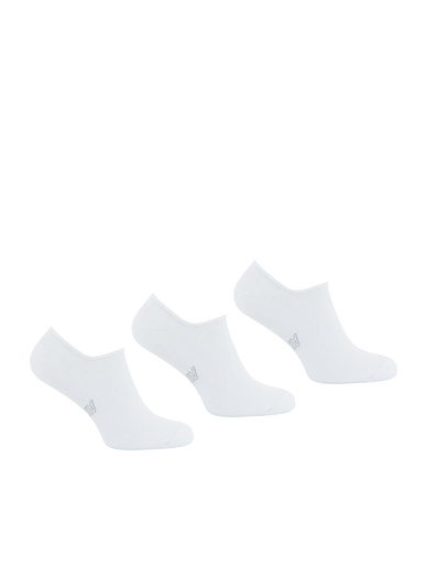 3 paires de chaussettes invisibles - Athéna - Blanc