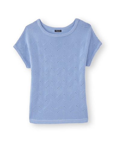 Pull maillle fantaisie manches T
