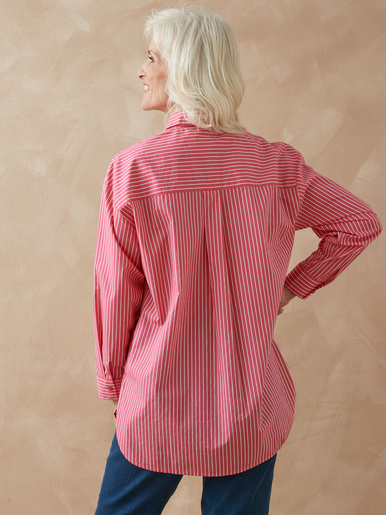 Chemisier long pur coton