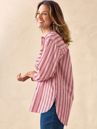 Chemisier long pur coton