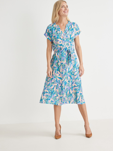 Robe chic toute boutonnée