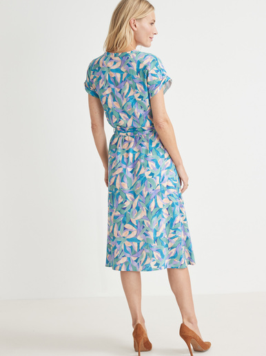 Robe chic toute boutonnée