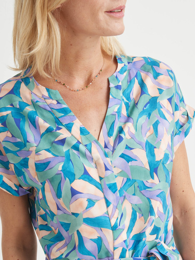 Robe chic toute boutonnée