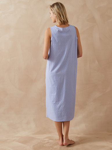 Chemise de nuit plumetis larges bretelle