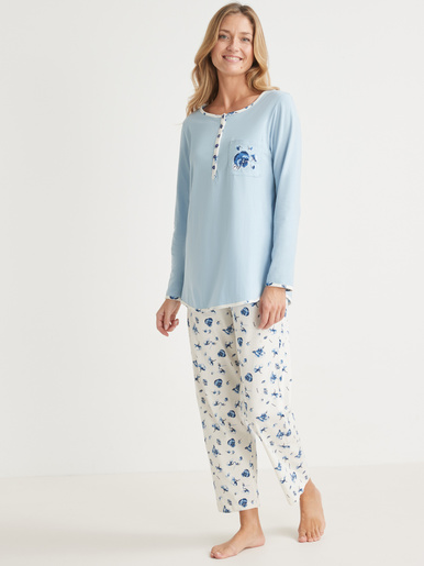 Pyjama en maille pur coton