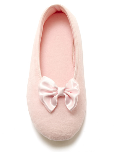 Ballerines plates textile