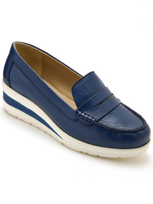 Mocassins plateau cousu main