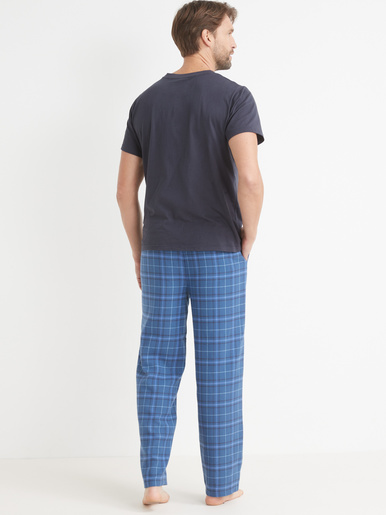 Pyjama jersey et flanelle pur coton