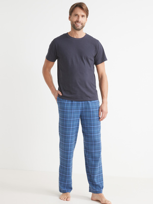 Pyjama jersey et flanelle pur coton