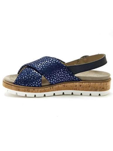 Sandales extensibles doublées cuir