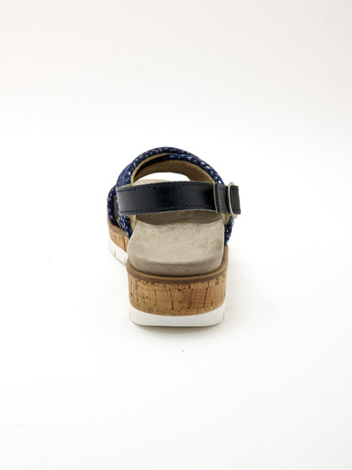 Sandales extensibles doublées cuir
