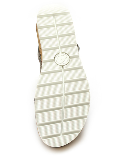 Sandales extensibles doublées cuir