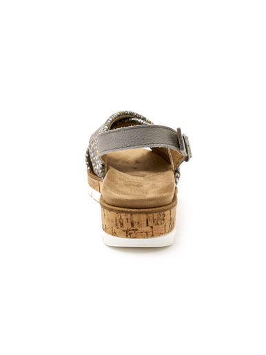 Sandales extensibles doublées cuir