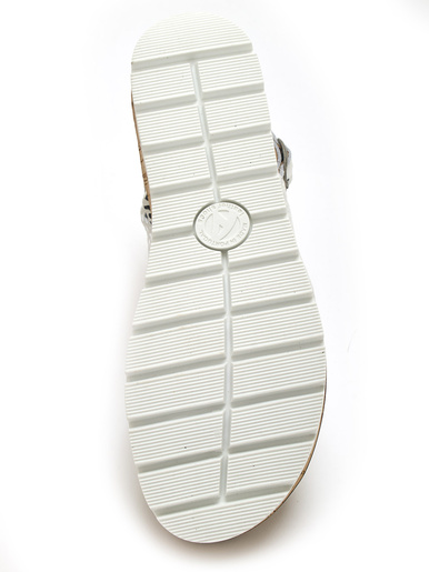 Sandales extensibles doublées cuir
