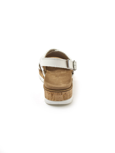 Sandales extensibles doublées cuir