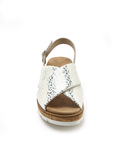Sandales extensibles doublées cuir