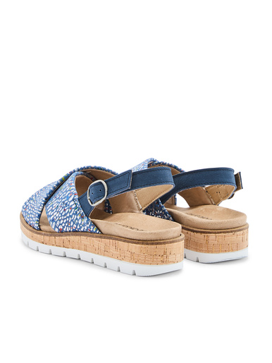 Sandales extensibles doublées cuir