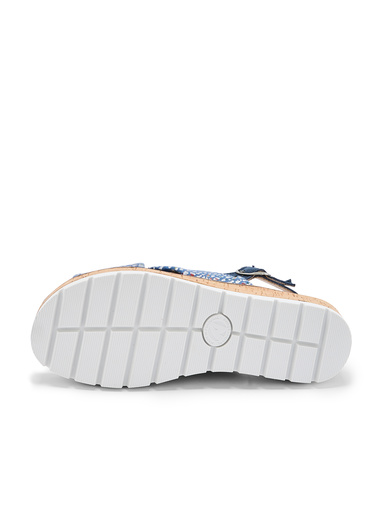 Sandales extensibles doublées cuir