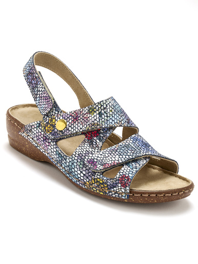 Sandales cuir ouverture totale