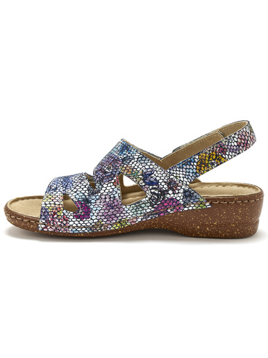 Sandales cuir ouverture totale